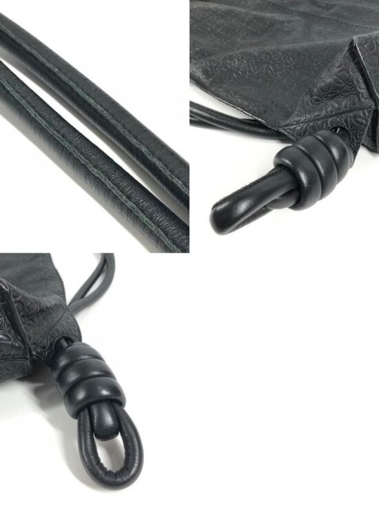 Loewe Backpack Anagram Yago All Over Pattern Leather Black main image 4